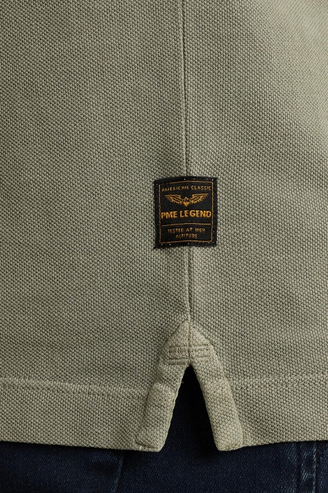 PME legend short sleeve polo garment dyed piq